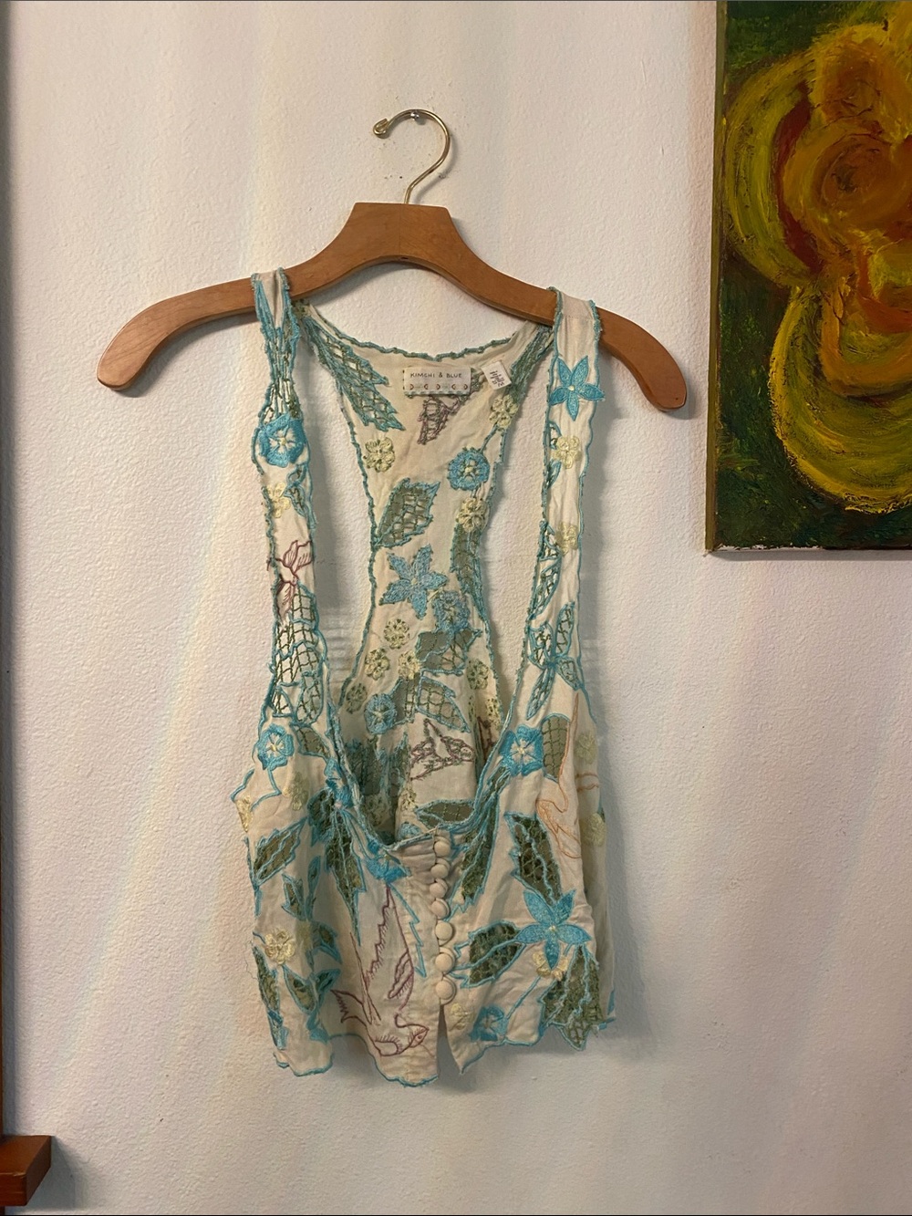 Kimchi & blue crochet vest